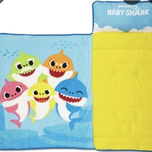 Pinkfong Baby Shark Kids Sleeping Bag - Blue & Yellow